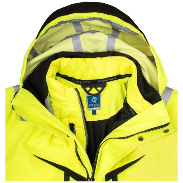 Projob Kurtka Odblaskowa ProJob 6446 3in1 Yellow/Navy