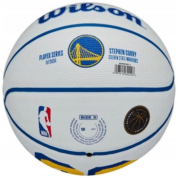 Wilson Wilson NBA Player Icon Stephen Curry Mini Ball WZ4007401XB białe 3