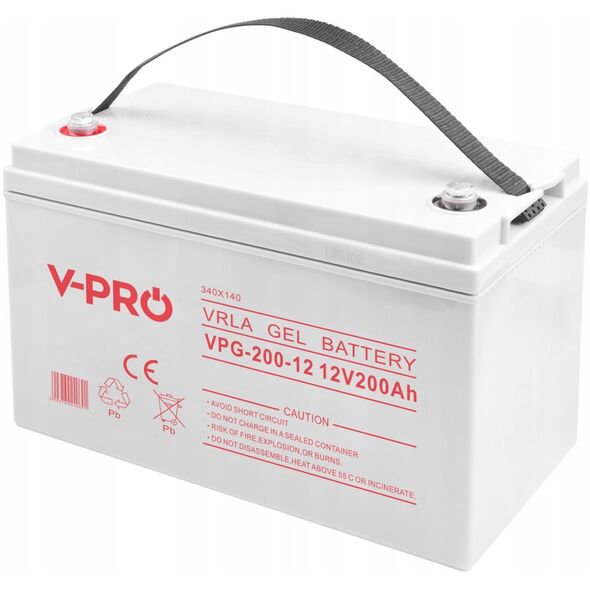 Volt Akumulator Volt Polska Gel VPRO Solar 12V 220Ah