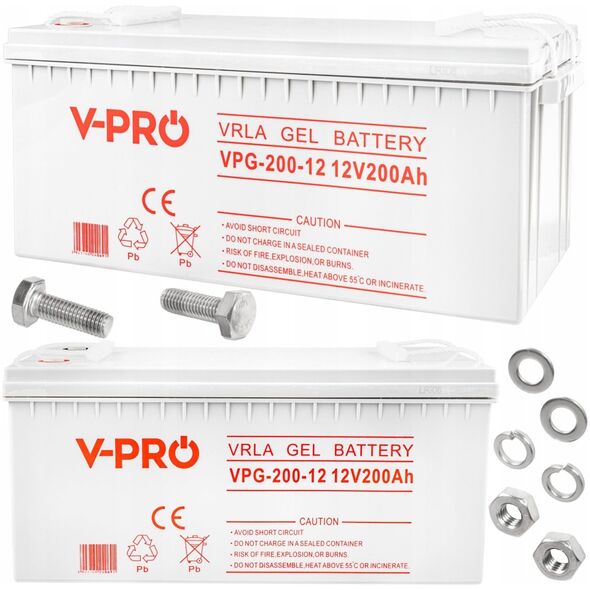 Volt Akumulator Volt Polska Gel VPRO Solar 12V 220Ah