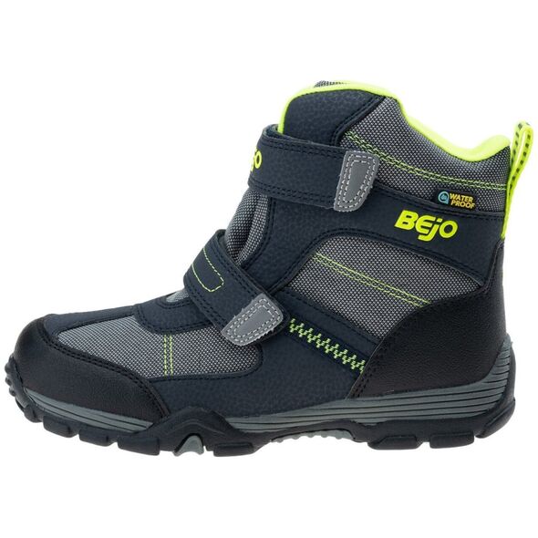 Bejo OBUWIE CLASSIC BATHURSTI JR BLACK/MID GREY/LIME 31