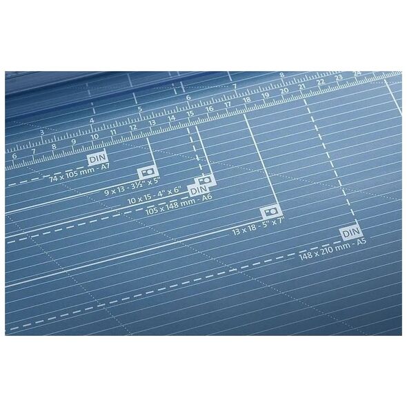 Dahle 550, 20 sheets, 36 cm, 2 mm, Automatic clamp, Steel, A4
