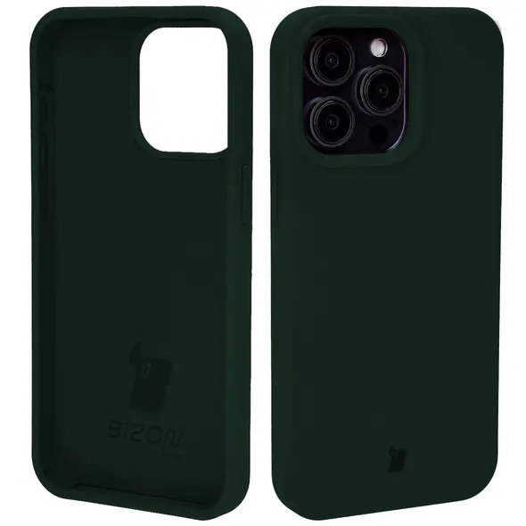 Bizon Soft Case Apple iPhone 15 Pro Max dark green