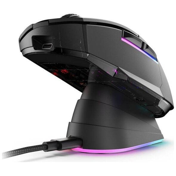 Ποντίκι Sharkoon Sharkoon SKILLER SGM50W (μαύρο, συμπεριλαμβανομένου του σταθμού φόρτισης) 13341024 4044951040230