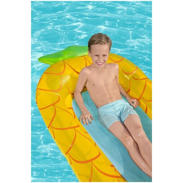 Materac dla dzieci Ananas BESTWAY Siateczkowe dno + Zestaw naprawczy