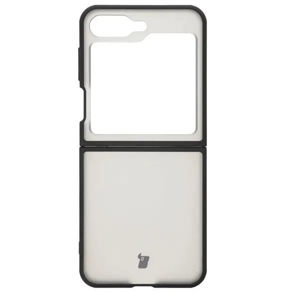 Bizon Case Angelo Samsung Galaxy Z Flip6 smoky with a black frame