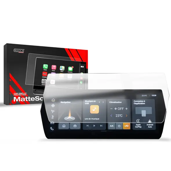 Matte GrizzGlass CarDisplay Protection MG ZS 12,3" (2024-2025)