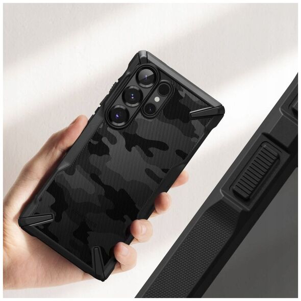 RINGKE FUSION X GALAXY S25 ULTRA CAMO BLACK