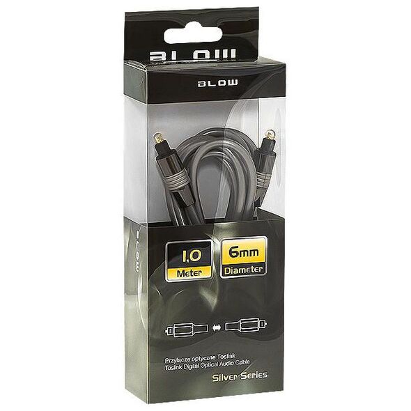 Kabel Blow Toslink - Toslink 1.5m czarny (0571#)