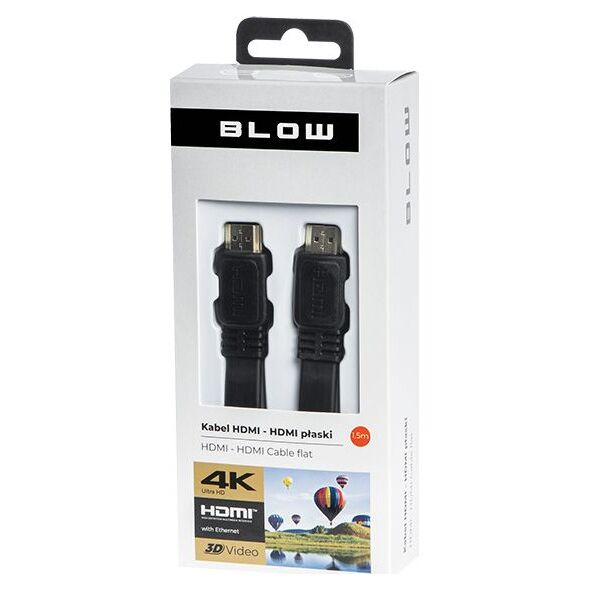 Kabel Blow HDMI - HDMI 1.5m czarny (92-606#)