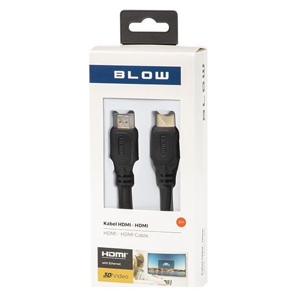 Kabel Blow HDMI - HDMI 2m czarny (96-643#)