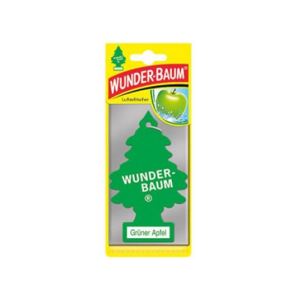 WunderBaum Zapachowa Choinka do auta Zielone Jabłko