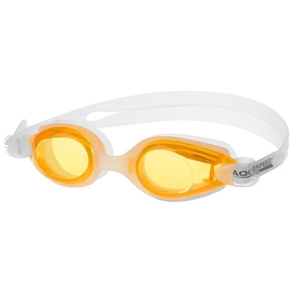 Aqua-Speed Ariadna 14 Okularki Pływackie biały/pomarańczowy (48038)