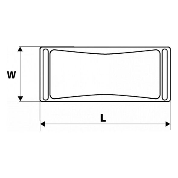Topex Blok ścierny 160-85mm 08A108