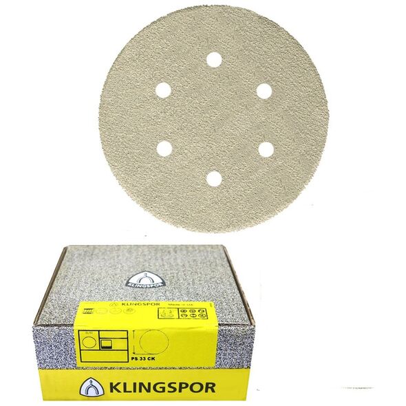 Klingspor Krążek ścierny samoprzyczepny 225mm gr.80 50szt. (45362)