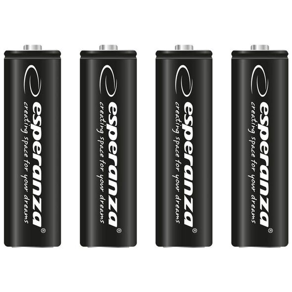 Esperanza Akumulator czarne AA / R6 2600mAh 4 szt.