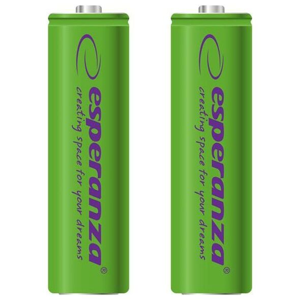 Esperanza Akumulator zielone AA / R6 2000mAh 2 szt.