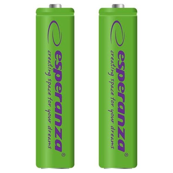 Esperanza Akumulator zielone AAA / R03 1000mAh 2 szt.