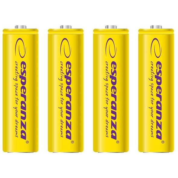 Esperanza Akumulator żółte AA / R6 2000mAh 4 szt.