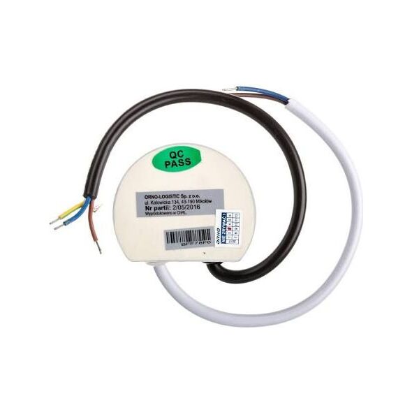 Orno Zasilacz LED dopuszkowy 12V DC 10W 0,8A IP67 (OR-ZL-1618)