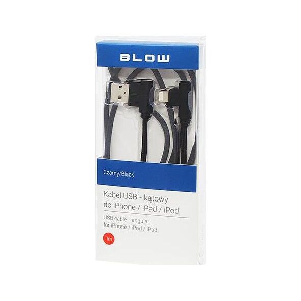 Kabel USB Blow USB-A - 1 m Czarny (66-119#)