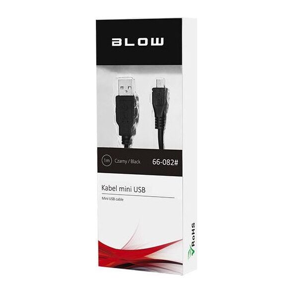 Kabel USB Blow USB-A - 1 m Czarny (66-082#)