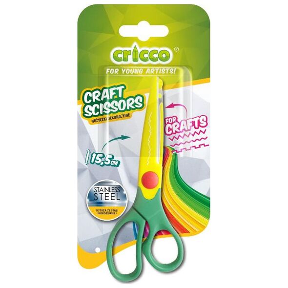 Cricco Nożyczki dekoracyjne Craft 15,5cm CRICCO
