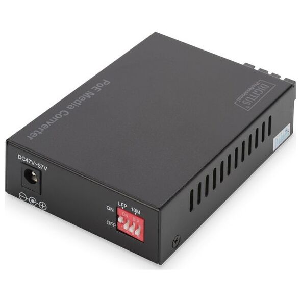 Konwerter światłowodowy Digitus Gigabit PoE Multim. Media RJ45/SC MM PSE