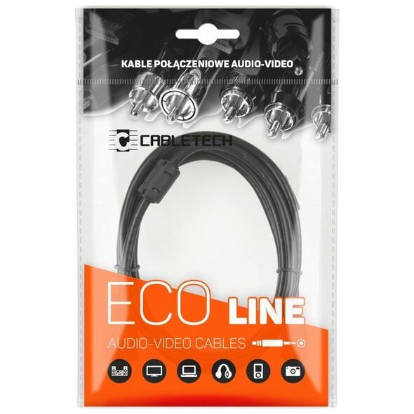 Kabel Cabletech Scart - Scart 1.5m czarny (4954)