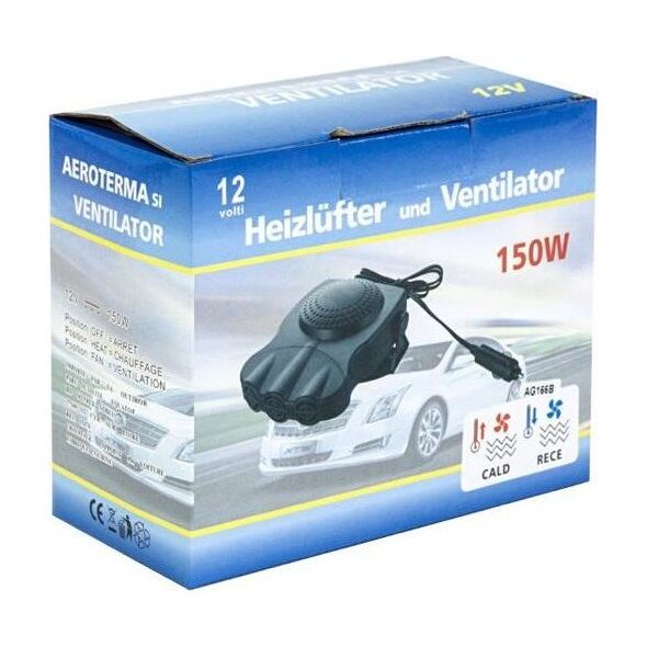 CGAuto Wentylator nagrzewnica 12V 150W AG166B
