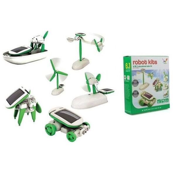 KidsToys AG211 ZESTAW SOLARNY EDUKACYJNY 6w1 21 ELEMENTÓW uniwersalny
