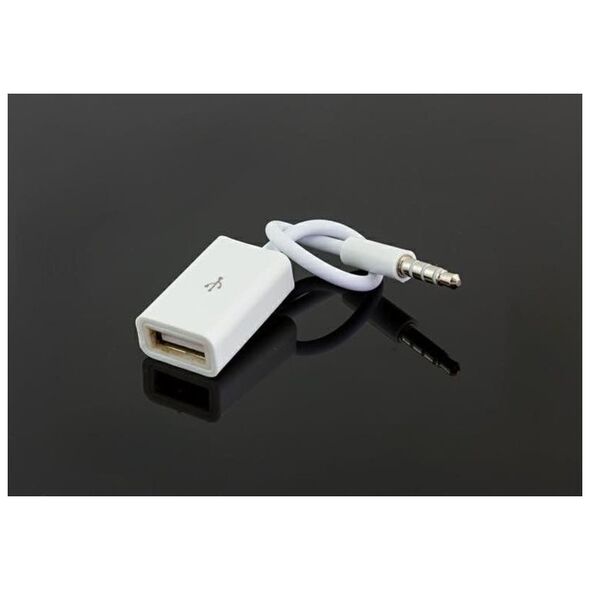 Adapter USB Hertz AK290 USB - Jack 3.5mm Biały  (1234-uniw)