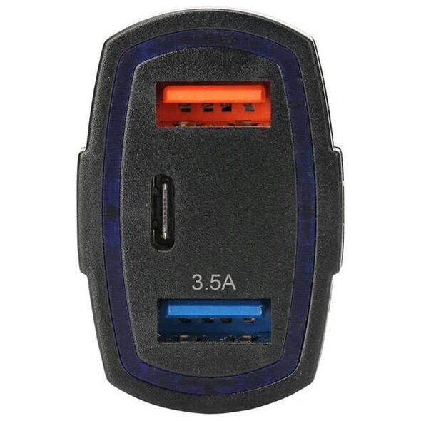 Ładowarka CGAuto 2x USB-A 1x USB-C 3.5 A  (4242-uniw)