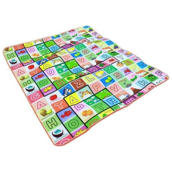 KidsToys ZA305 MATA EDUKACYJNA DWUSTRONNA 190x170 GRUBA 1cm uniwersalny