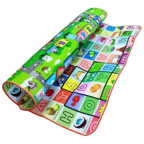 KidsToys ZA305 MATA EDUKACYJNA DWUSTRONNA 190x170 GRUBA 1cm uniwersalny