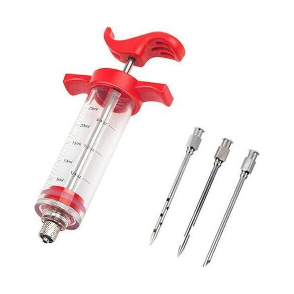 Home Appliances AG406B NASTRZYKIWARKA DO MIĘSA 30 ML + 3 IGŁY uniwersalny