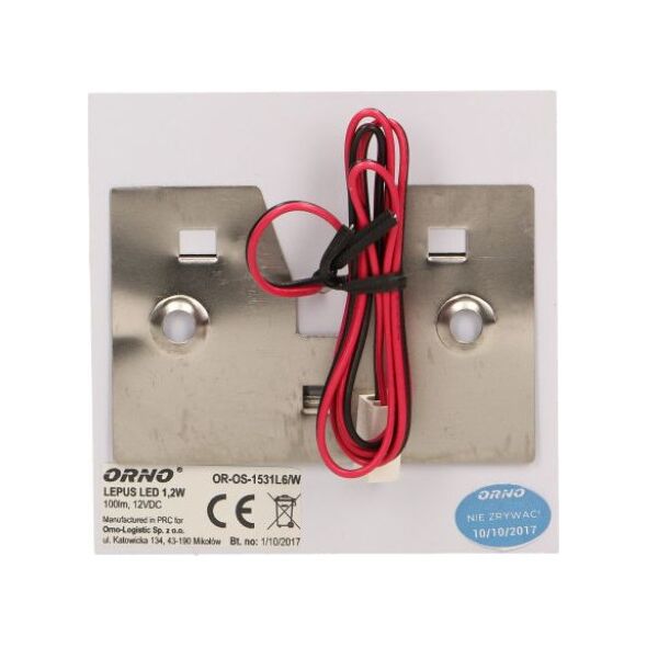 Oprawa schodowa Orno Lepus LED biały (OR-OS-1531L3/W)