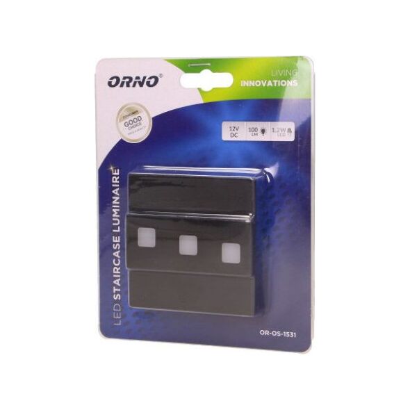 Oprawa schodowa Orno Lepus LED czarny (OR-OS-1531L6/B)