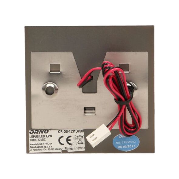 Oprawa schodowa Orno Lepus LED mosiądz mat (OR-OS-1531L3/BR)