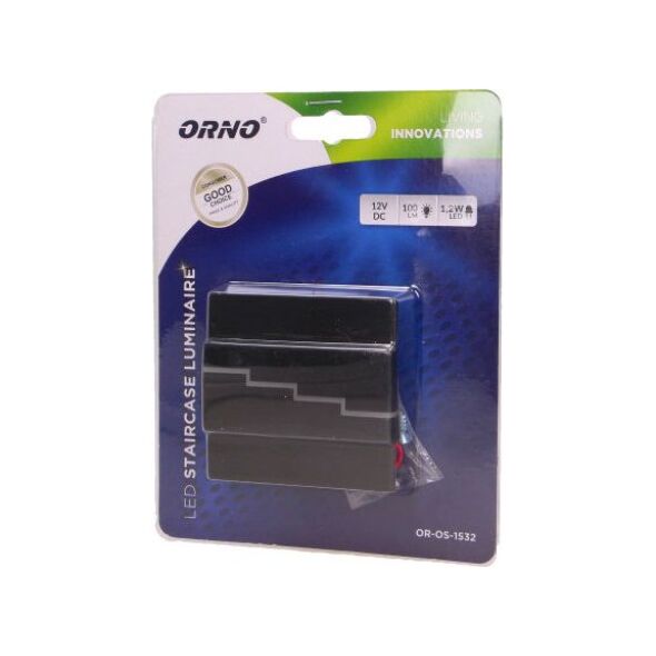 Oprawa schodowa Orno Lynx LED czarny (OR-OS-1532L3/B)