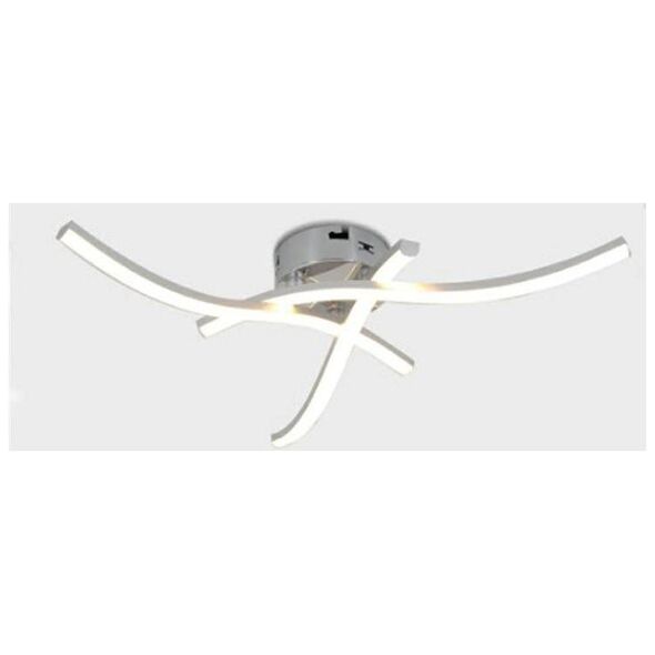 Lampa sufitowa ECpower ZD77A LAMPA SUFITOWA CHROM LED 105 DIOD 16W