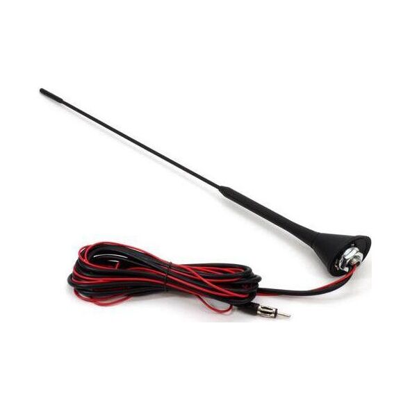 AMiO Antena samochodowa 40cm ze wzmacniaczem ANT08