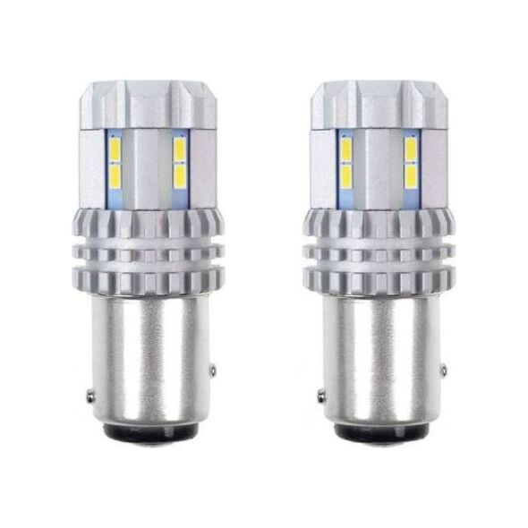 AMiO Żarówki LED CANBUS UltraBright 3020 22SMD 1157 P21/5W White 12V/24V