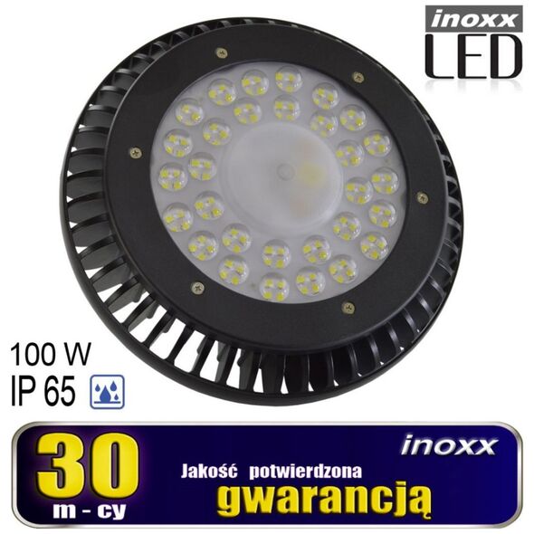 Nvox Lampa przemysłowa led ip65 100w high bay ufo 12 000lm 4000k neutralna
