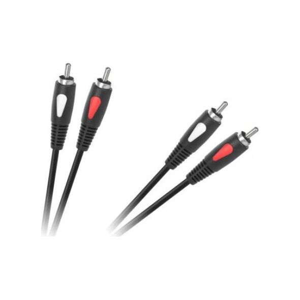 Kabel Cabletech RCA (Cinch) x2 - RCA (Cinch) x2 3m czarny (KPO4001-3.0)