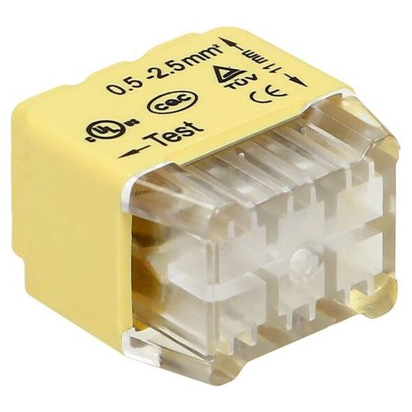 Orno Złączka instalacyjna wciskana 6-przewodowa| dwurzędowa| na drut 0,75-2,5mm2| IEC 300V/24A 50 szt. OR-SZ-8004/6/50