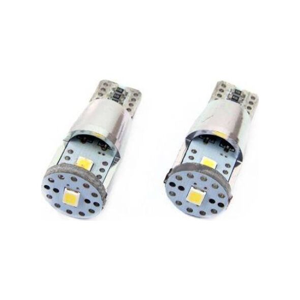 AMiO LED CANBUS 3SMD 2835 T10e (W5W) ALU White 12V/24V