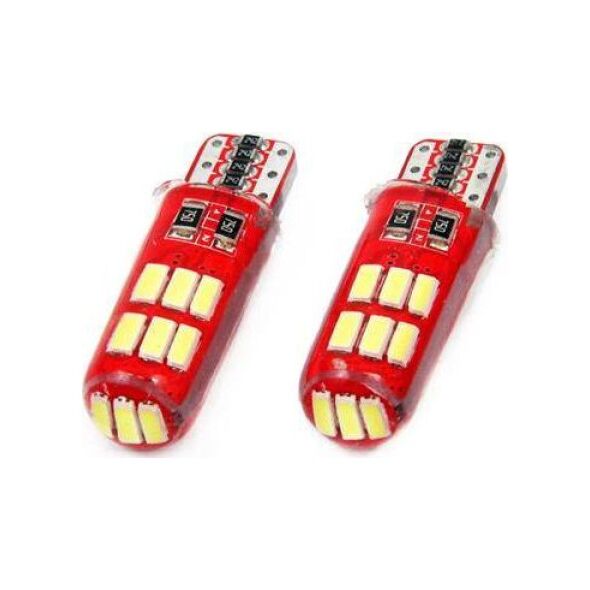 AMiO LED CANBUS 15SMD 4014 T10e (W5W) SILCA White 12V