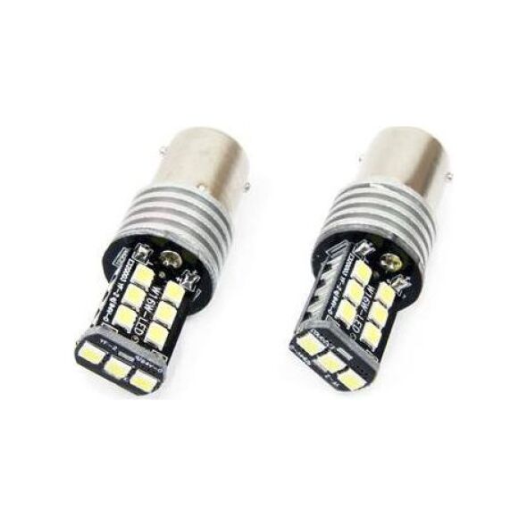 AMiO LED CANBUS 15SMD 2835 7,5W 1156 (P21W) White 12V/24V