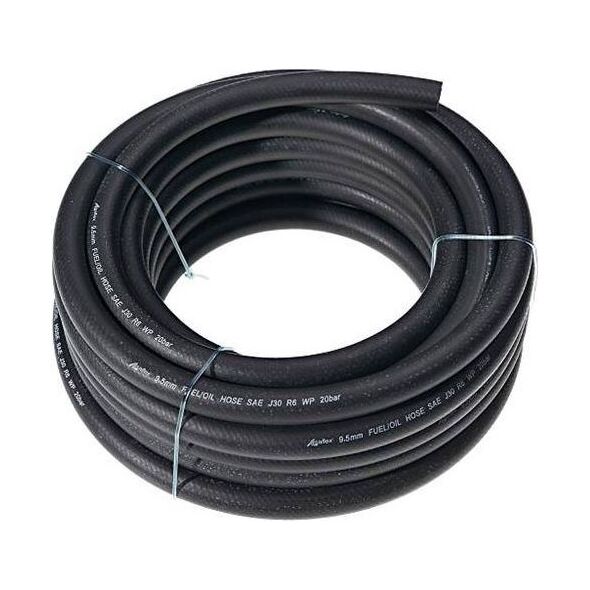 Godmar Wąż do paliwa gumowy zbrojony 3-warstwowe śr 6,3 mm/1 mb (10m w rolce)